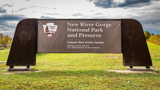 New River george national Park American vista