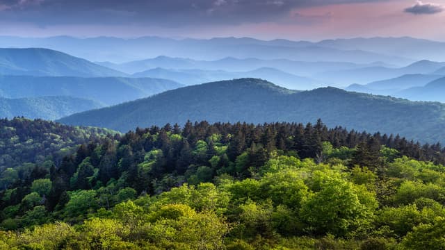 American Vista Great Smokey Mountains National Park