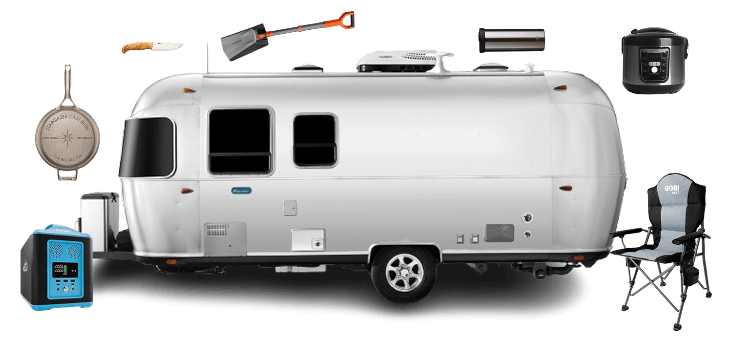 Layout of an RV and relevant gear