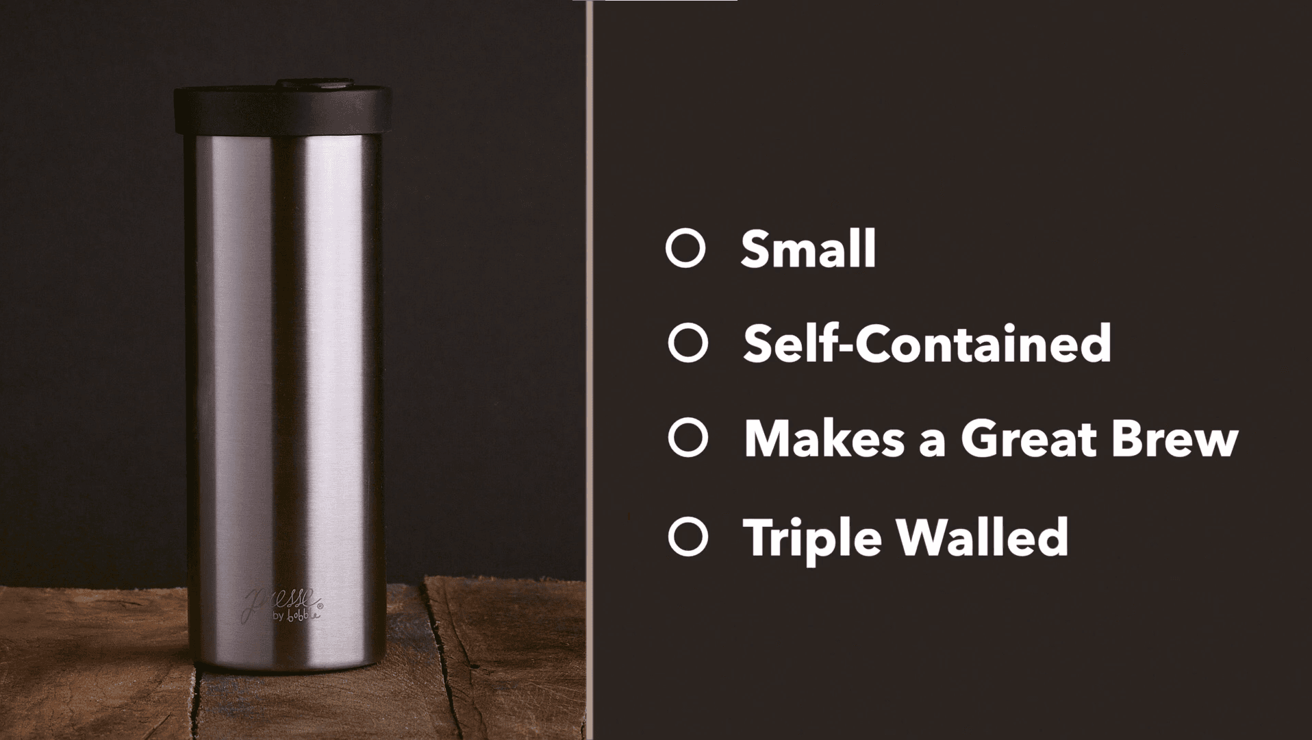 Enjoy Your Favorite Brew On-the-Go with Presse Coffee or Tea To Go by Bobble