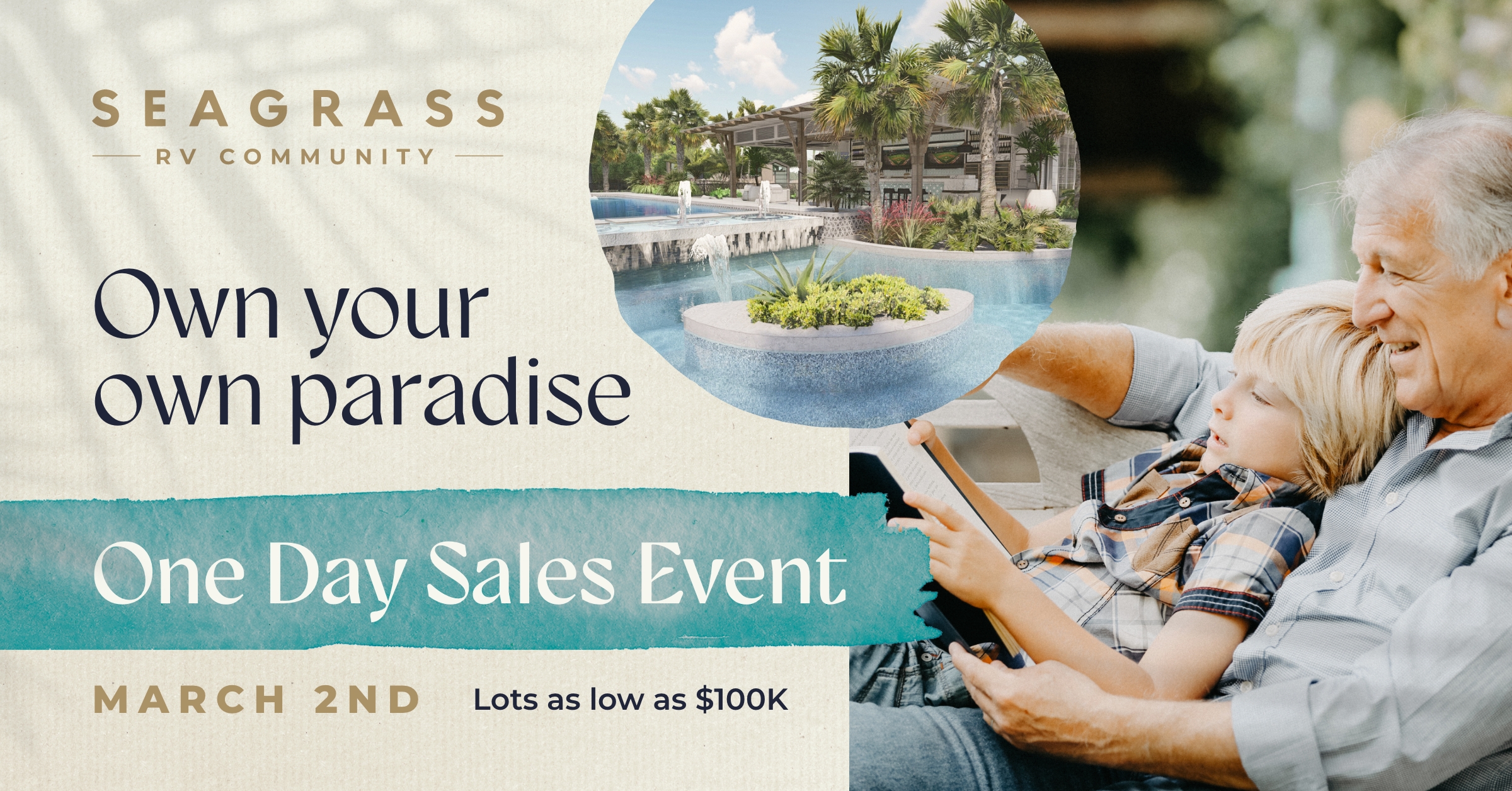 Seagrass raises the bar for luxury RV living in the Texas Gulf Coast region. | I Heart RVing Seagrass raises the bar for luxury RV living in the Texas Gulf Coast region.