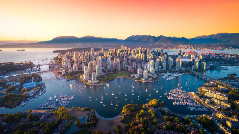 BeautifulAerialViewOfDowntownVancouverSkylineBritishColumbiaCanada | I Heart RVing