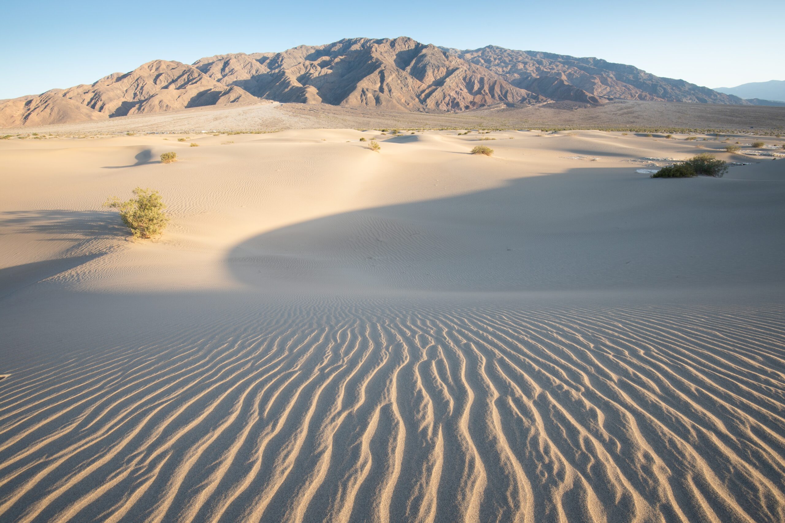 ScenicViewOnNaturalRippleSandPatternDuringSunriseAt | I Heart RVing