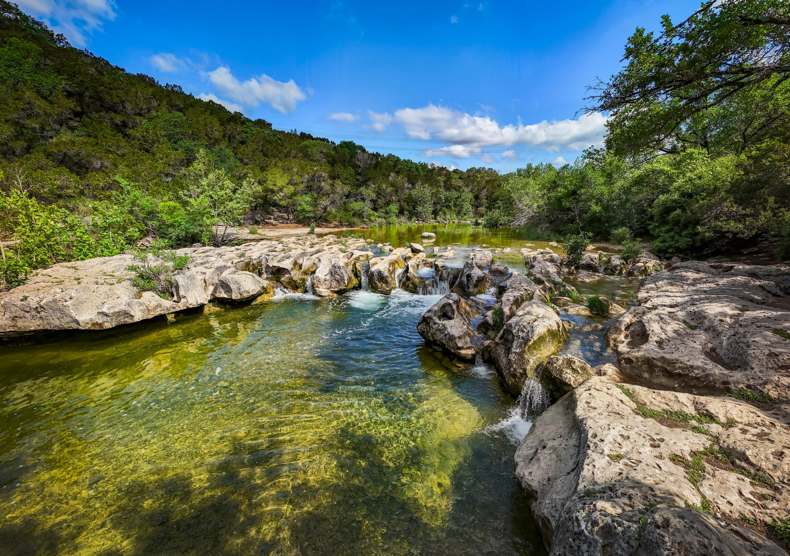 ScenicAerialViewOfSculptureFallsViaBartonCreekGreenbelt | I Heart RVing