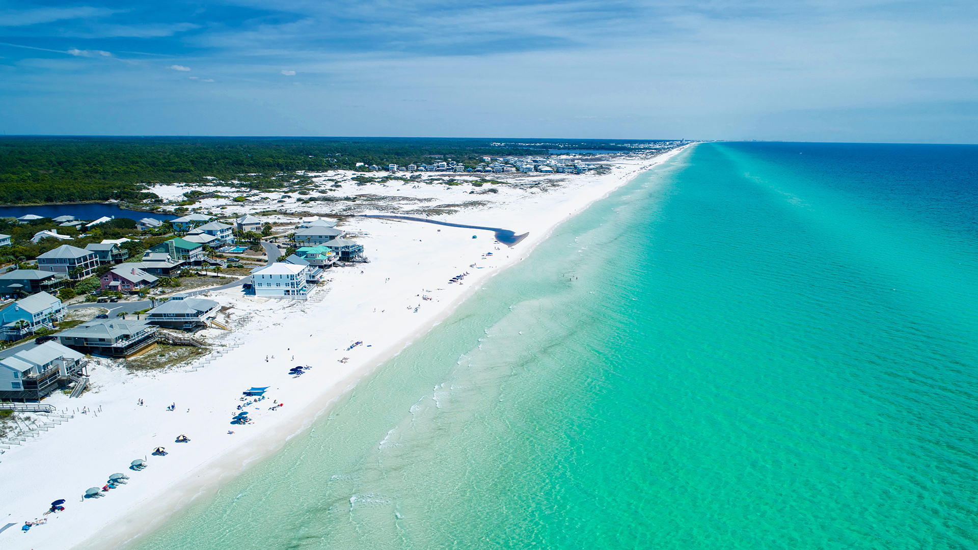 AerialViewOfGraytonBeachFloridaOnABeautifulSpring | I Heart RVing