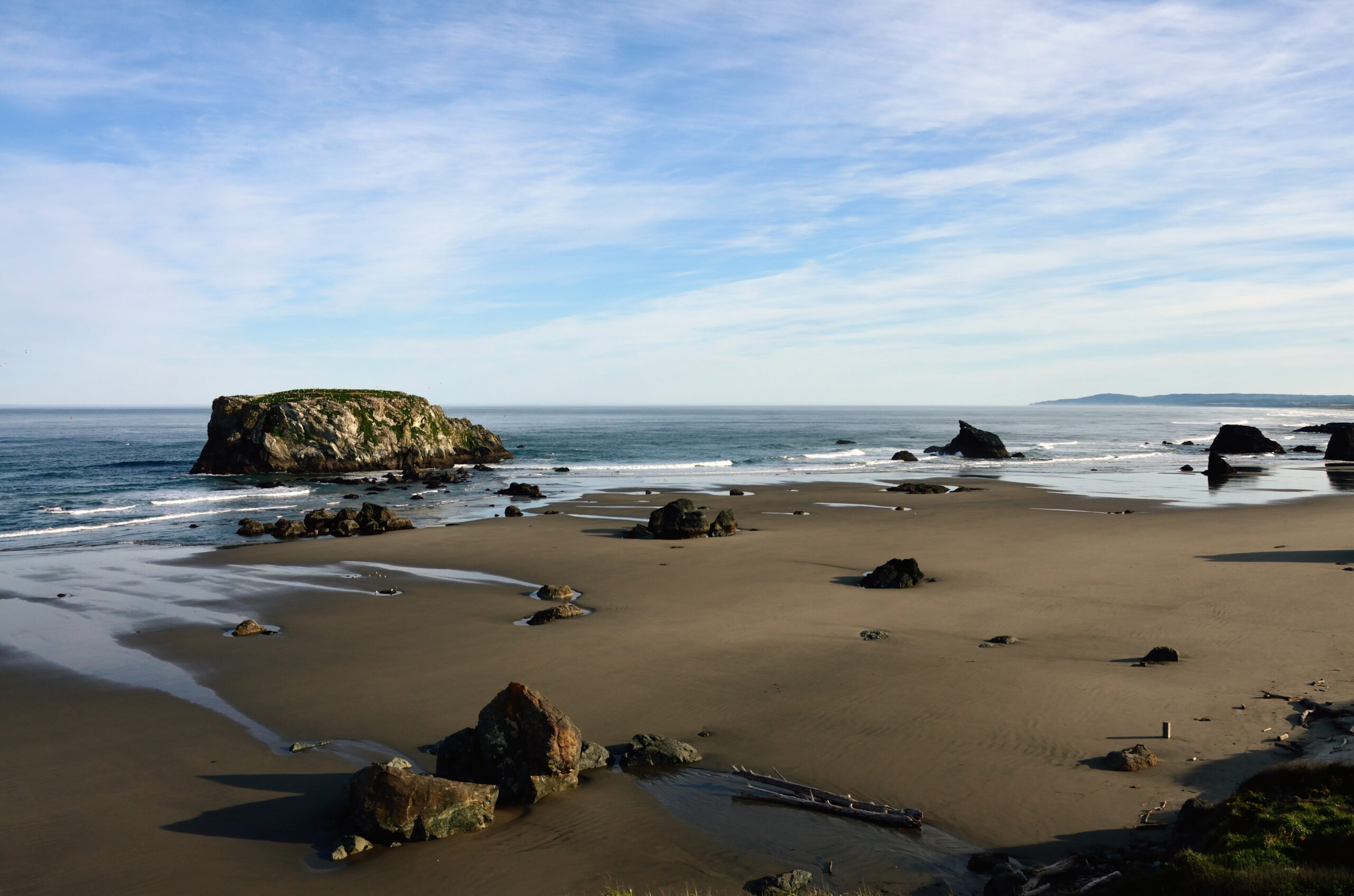 LookingDownAtTheSurfLineAtCoquillePointBeach | I Heart RVing