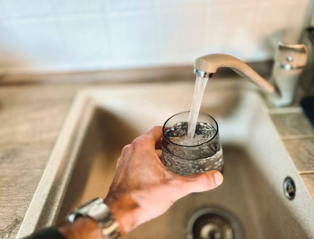 Sanitizing water to drink
