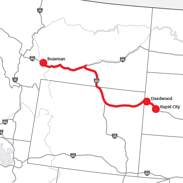 Bozeman to Rapid City