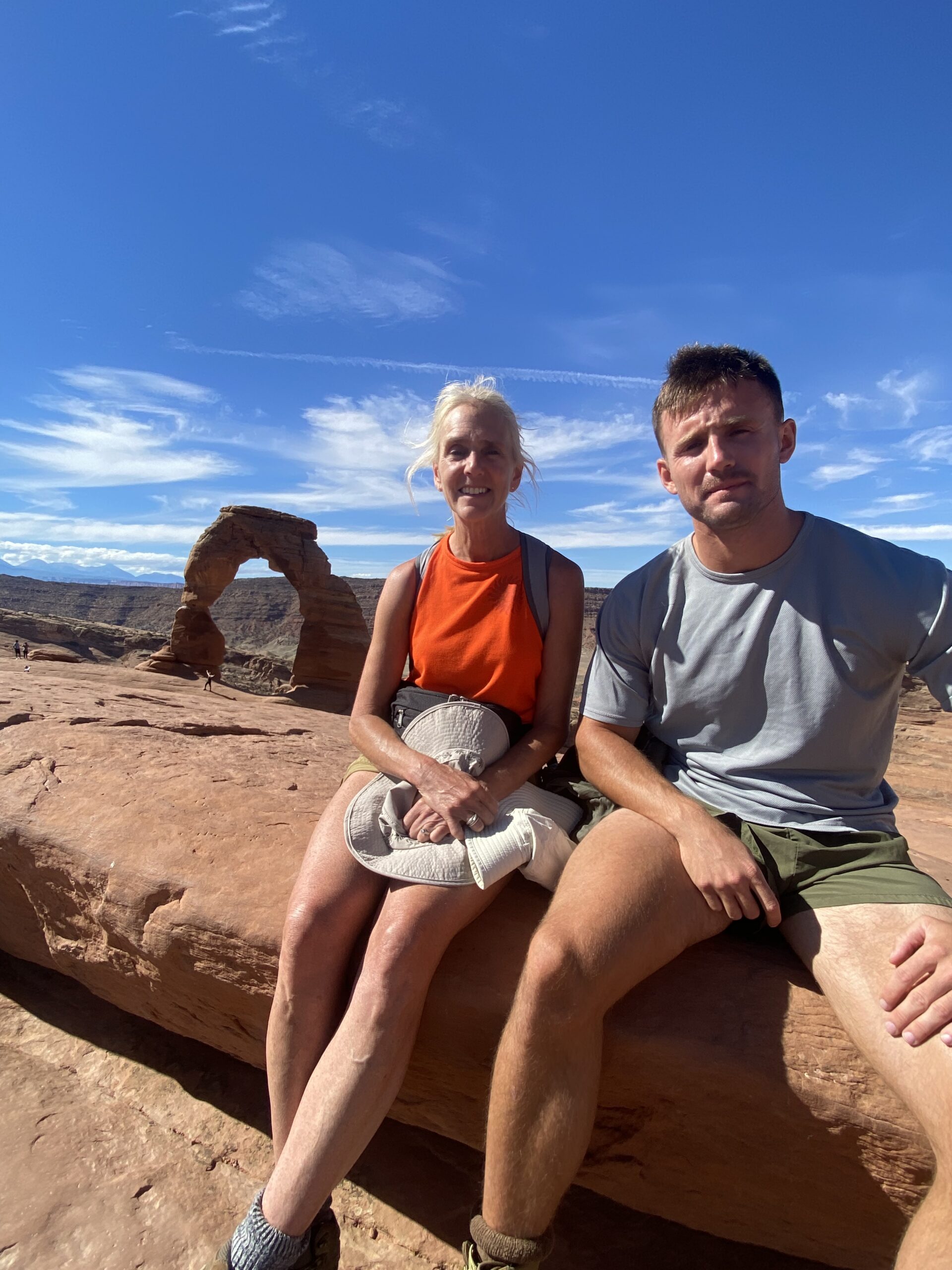 Jamie and Mary in Arches National Park
