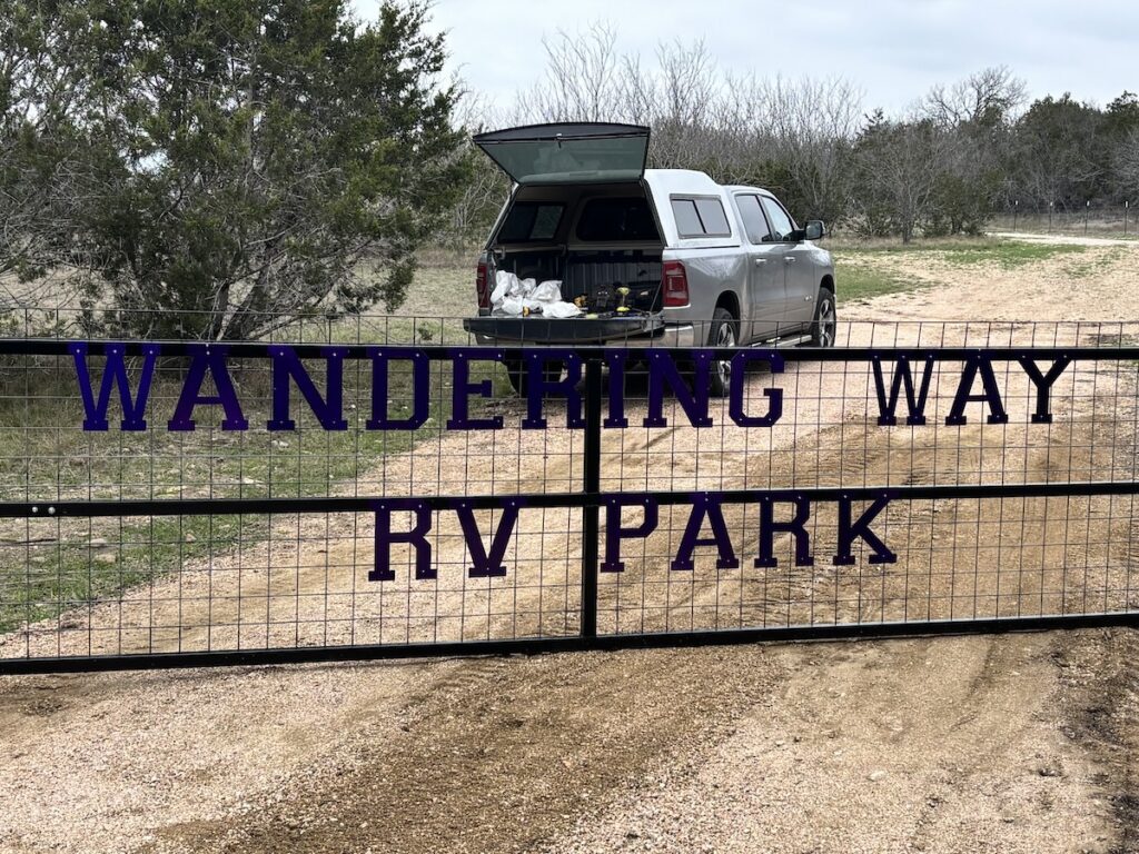 Order – October 9, 2025 @ 11:14 PM | I Heart RVing Wandering Way RV Park in Texas