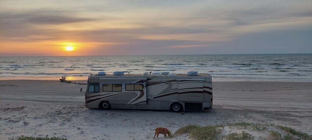 Order – October 9, 2025 @ 11:00 PM | I Heart RVing Gary and Joyce love taking their rig to the beach and watching the sunset and dolphins.