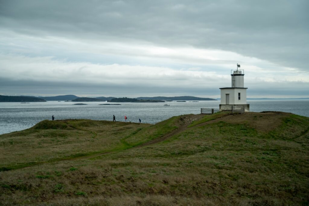 lighthouse off the Washington coast