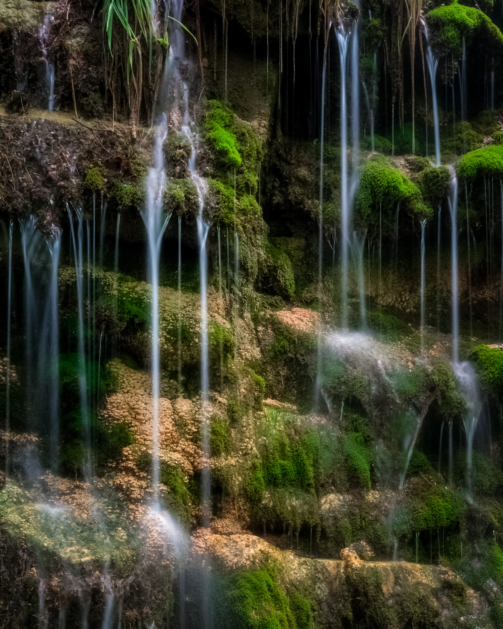 StreamsOfWaterCascadingDownAMossyCliffFaceIn | I Heart RVing