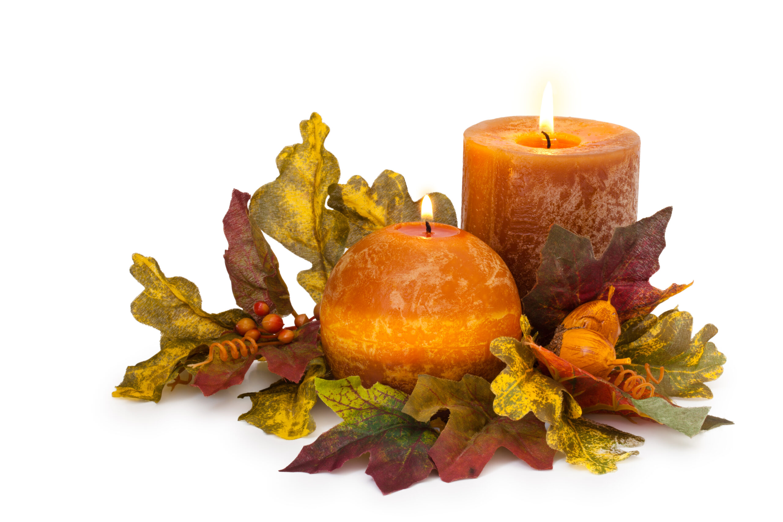 AutumnArrangementWithCandle | I Heart RVing