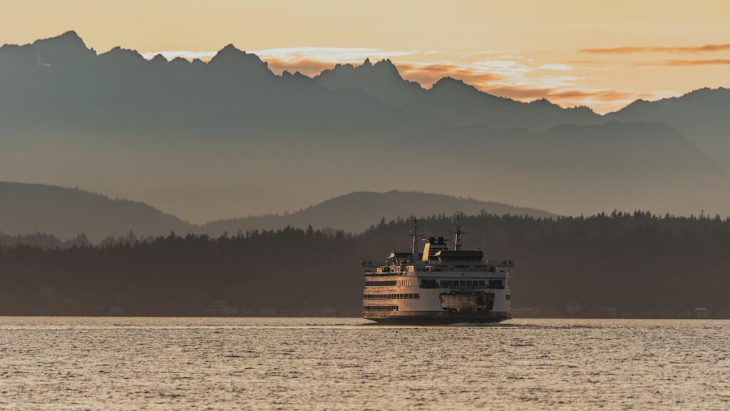 ferry near Seattle, Washington