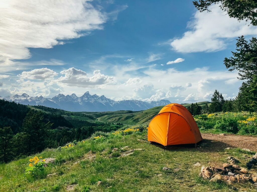 summer campsite