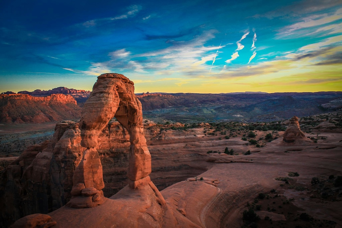 Arches by RV stunning view of the National Park